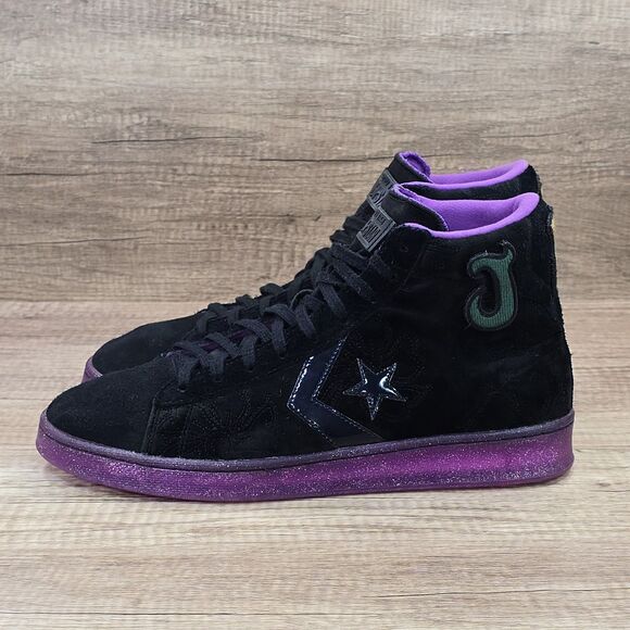 Converse All Star Pro Leather Joe Freshgood Men's Size 12 Black Suede Sneakers - Picture 3 of 9